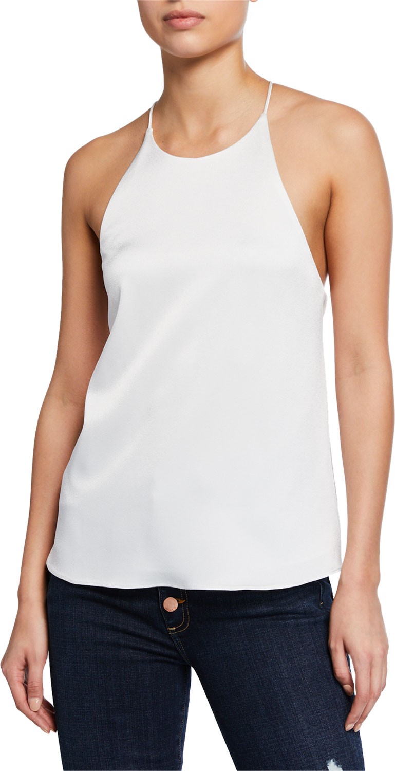Alice + Olivia Emmeline Tie-Back Tank