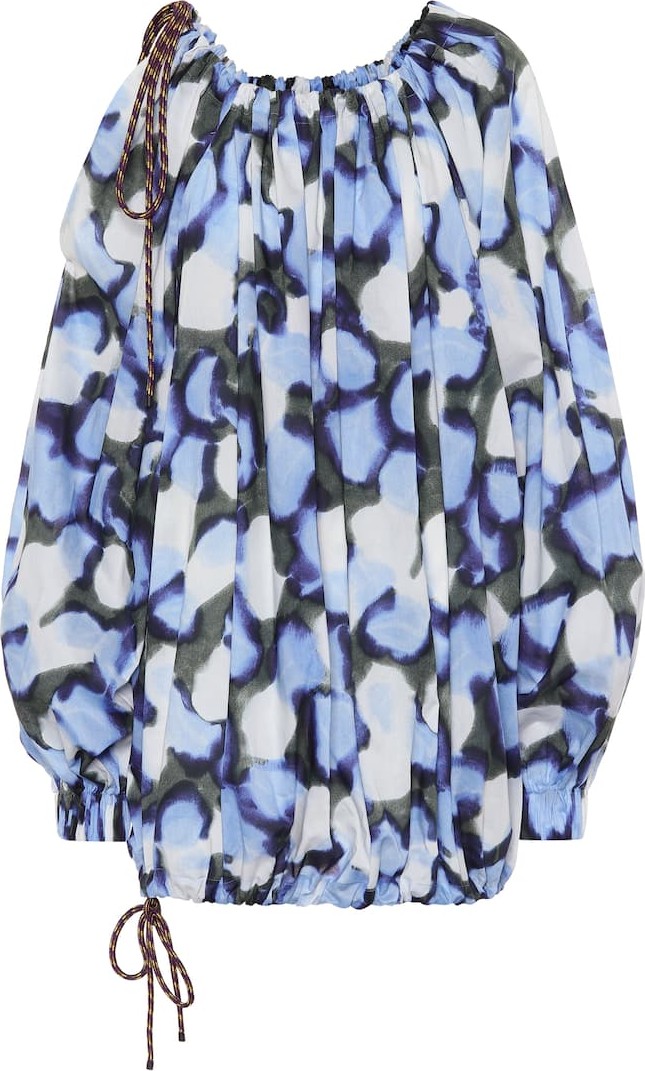 Dries Van Noten Printed cotton top