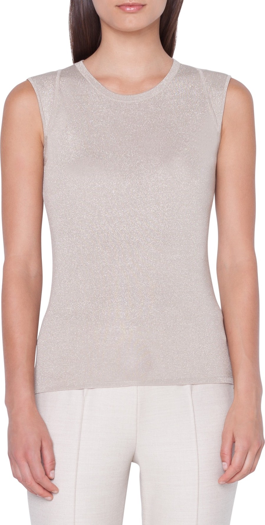 Akris Silk Blend Sweater Tank
