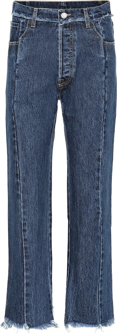 Vetements Raw-hem straight jeans