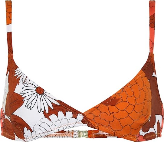 DODO BAR OR Floral bikini top