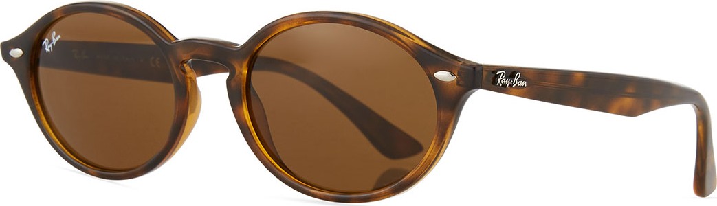 Ray Ban Monochromatic Oval Sunglasses