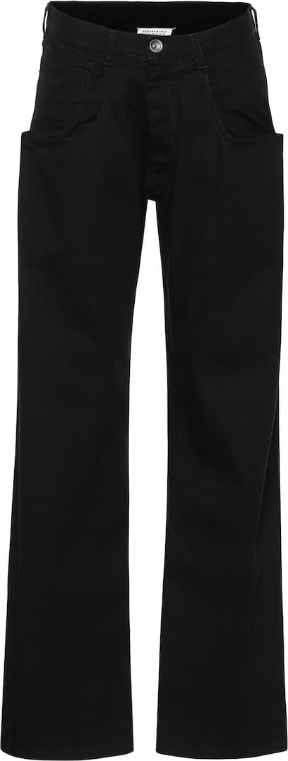Maison Margiela Mid-rise wide-leg jeans