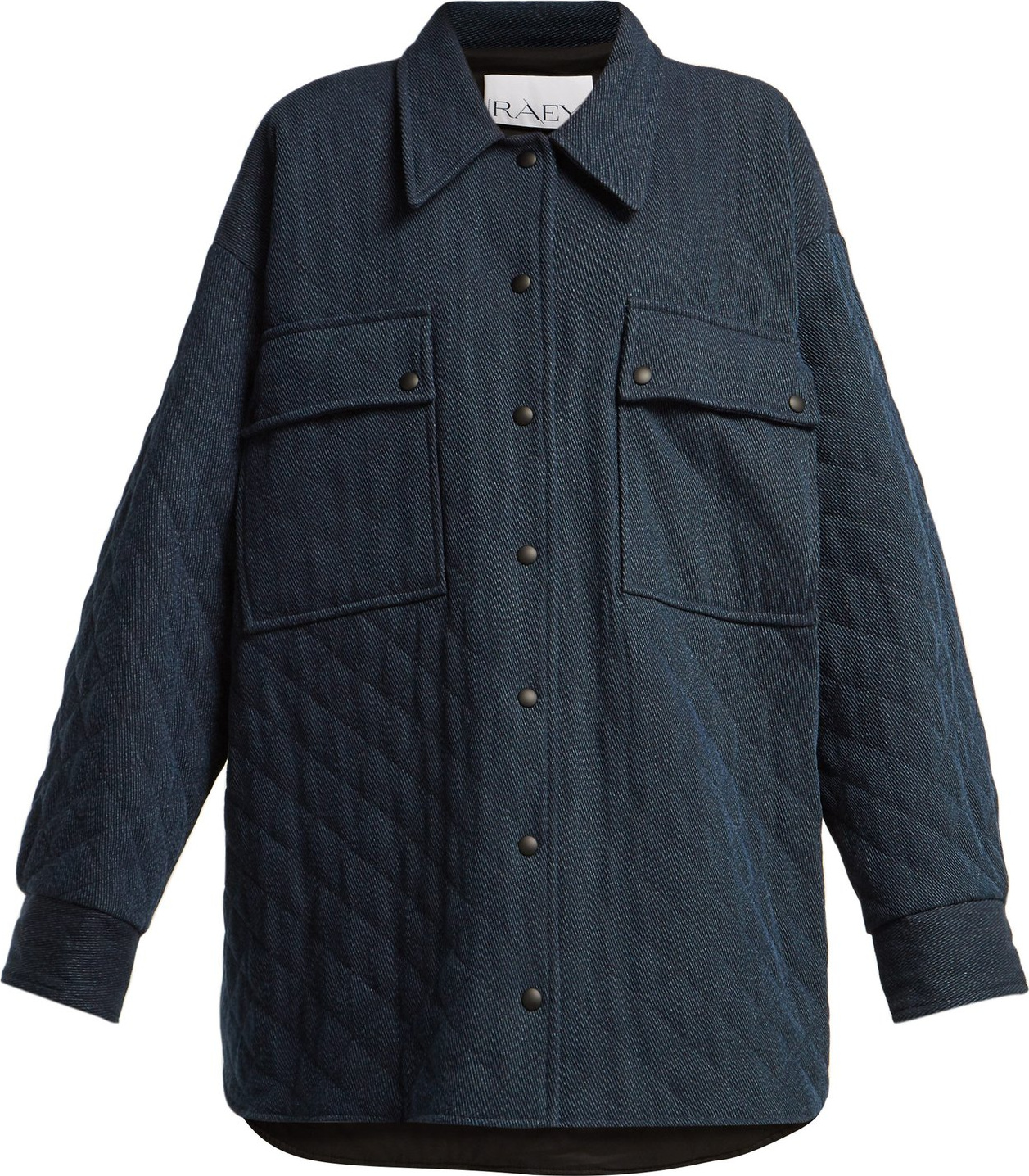 Raey Oversize quilted denim jacket