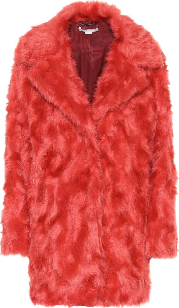 Stella McCartney Faux fur coat