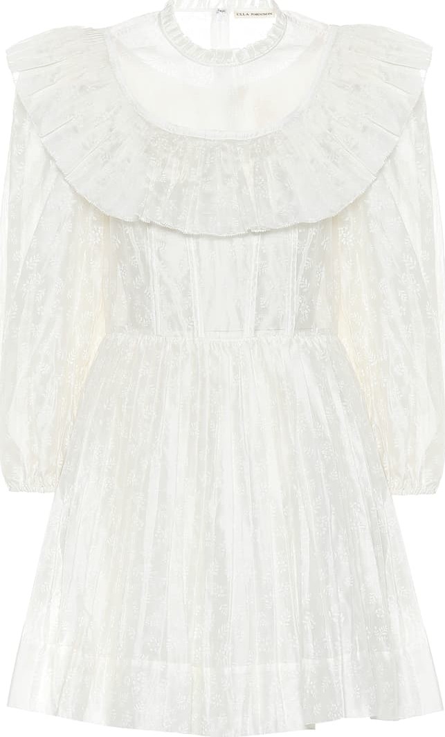 Ulla Johnson Whitely cotton and silk minidress