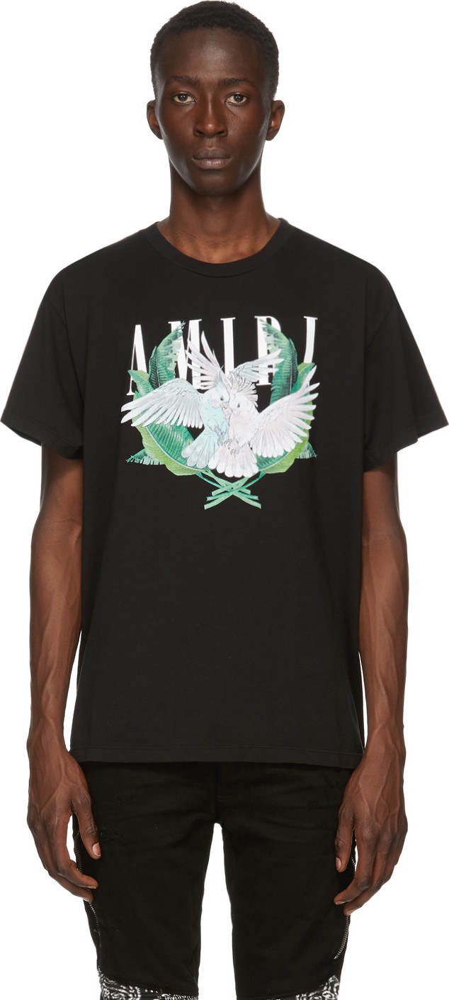 Amiri Black Lovebirds T-Shirt