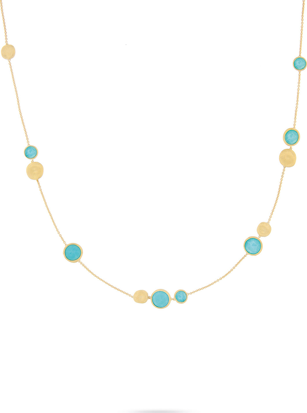 Marco Bicego Jaipur Turquoise Station Necklace, 18"