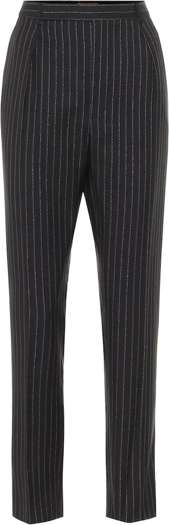 Saint Laurent Pinstriped wool pants