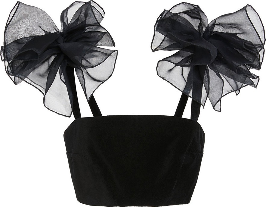 Rosie Assoulin pom pom bralette top