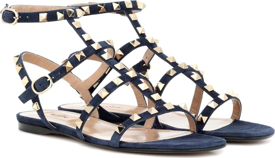 Valentino Valentino Garavani Rockstud suede sandals
