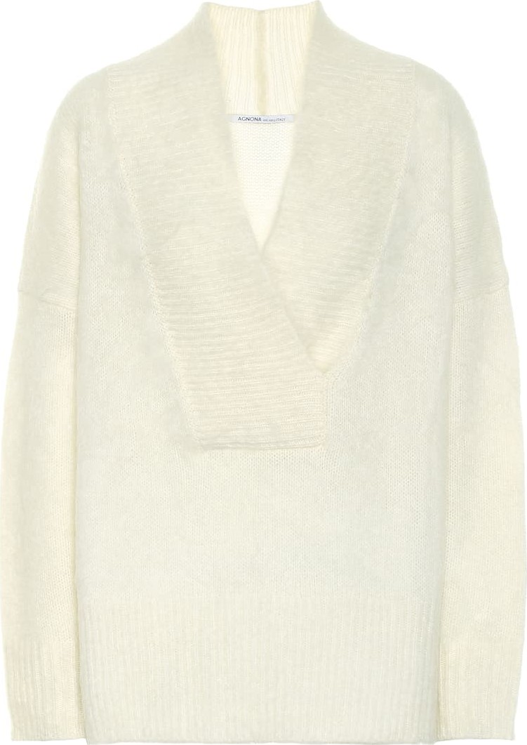 Agnona Wool and mohair-blend sweater