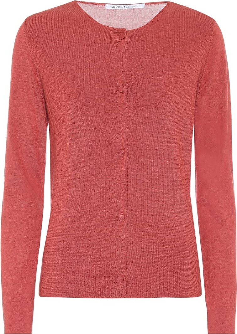 Agnona Wool, silk and cashmere cardigan