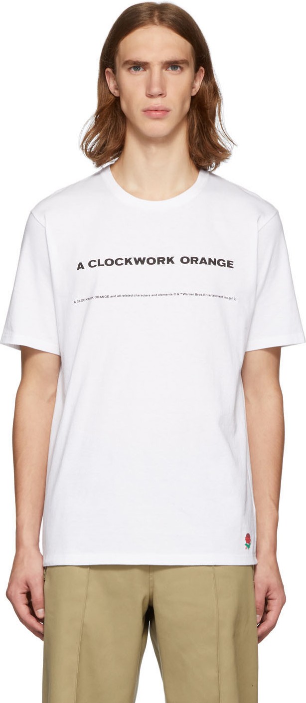 Undercover White 'A Clockwork Orange' Print T-Shirt
