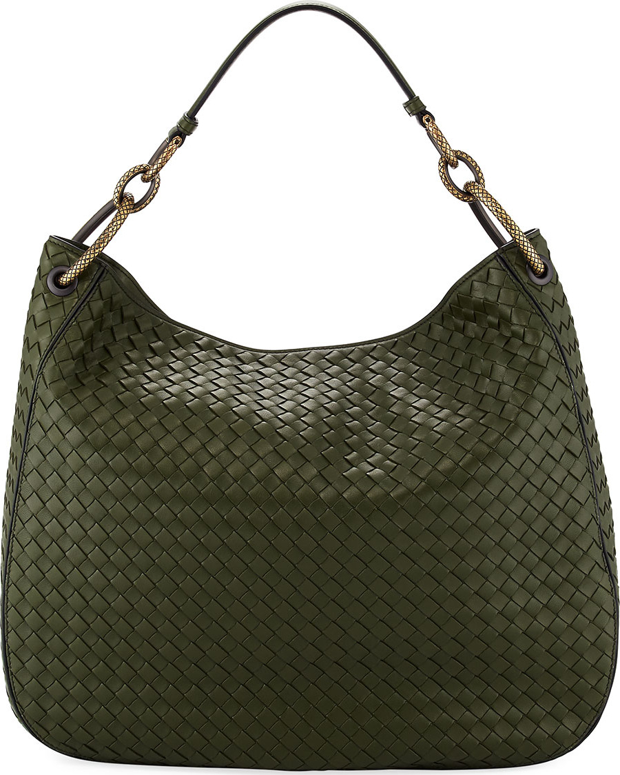 Bottega Veneta Intrecciato Leather Shoulder Bag