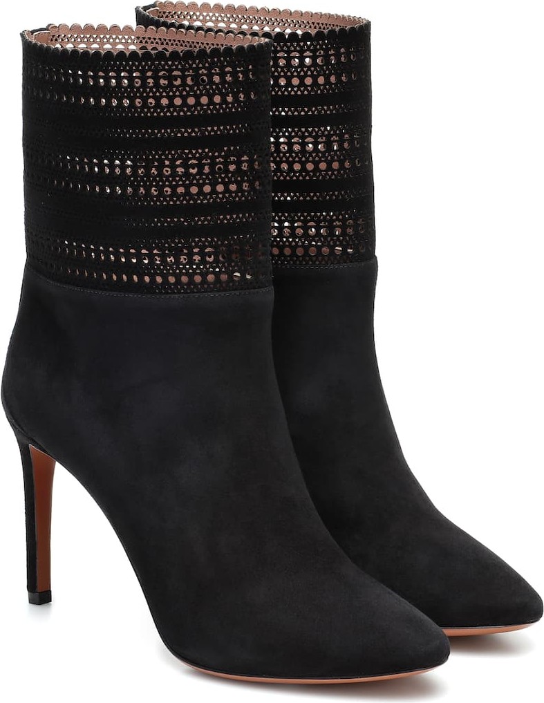 Alaïa Suede ankle boots