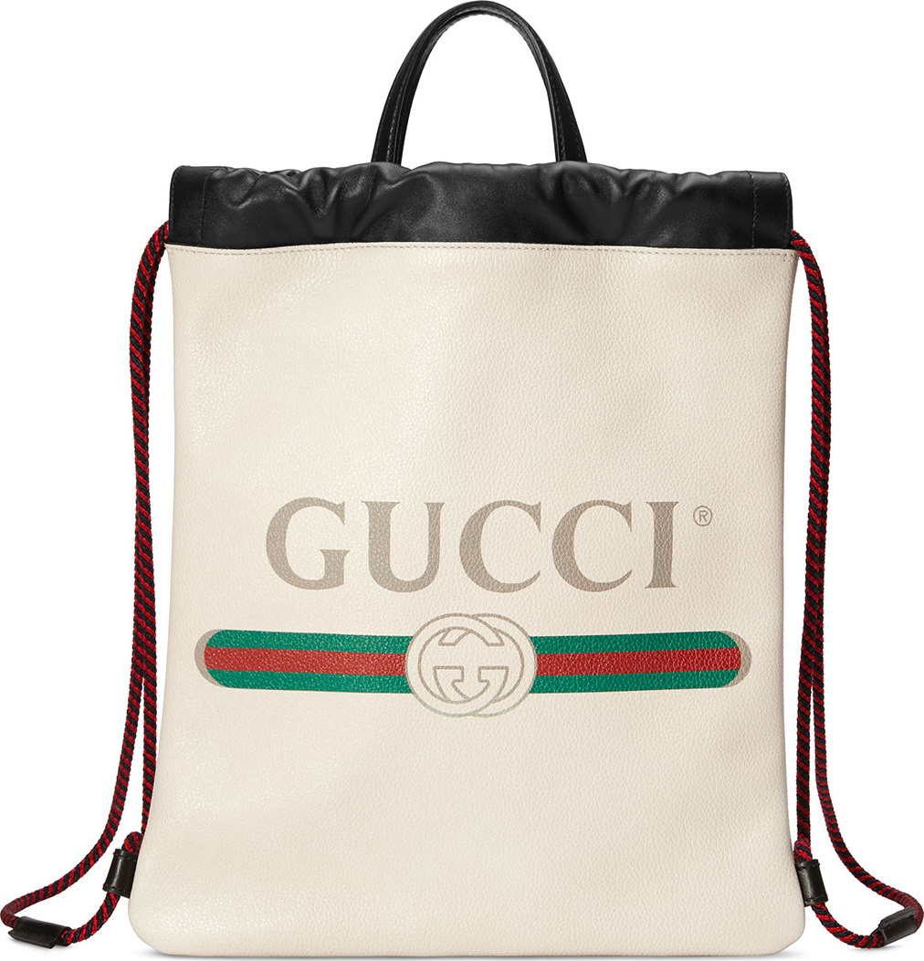 Gucci Gucci-Print Small Drawstring Backpack