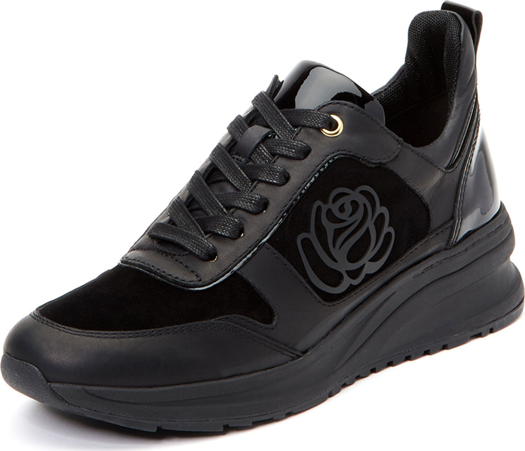 Taryn Rose Zadie Chunky-Sole Leather Trainer Sneakers