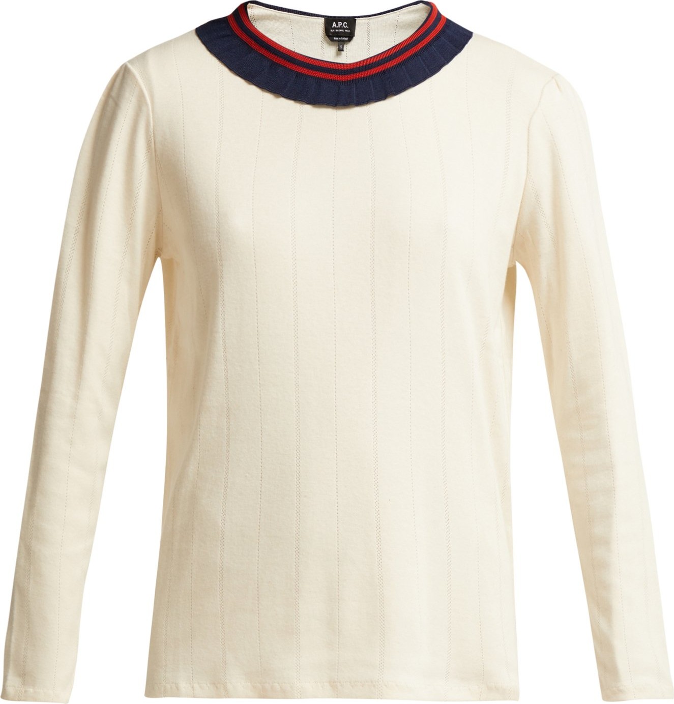 A.P.C. Colombe frill knit sweater