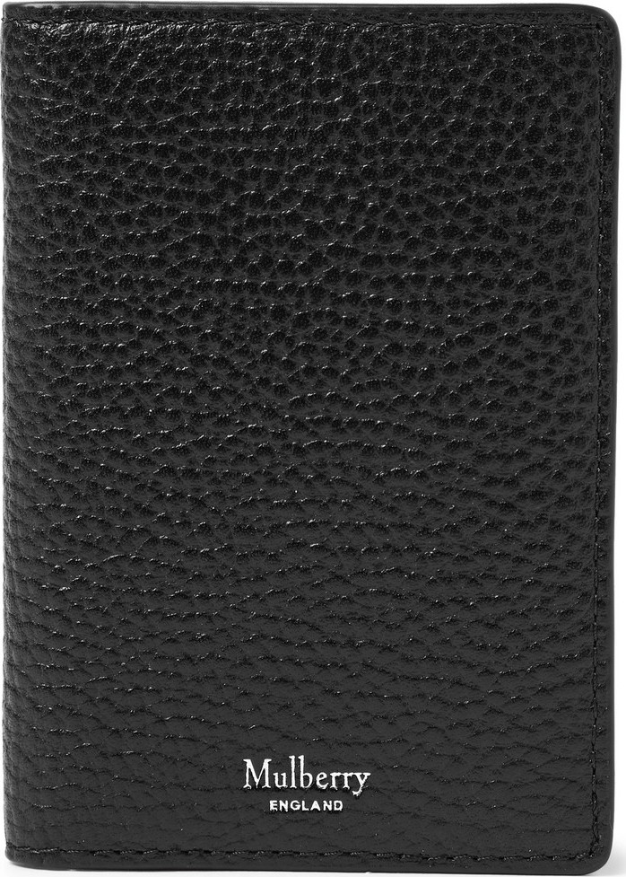 Mulberry Full-Grain Leather Billfold Cardholder Mulberry Full-Grain Leather Billfold Cardholder
