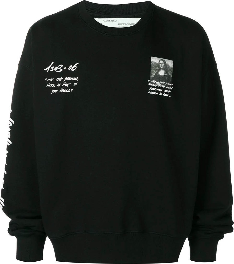 Off White Mona Lisa Crewneck sweatshirt