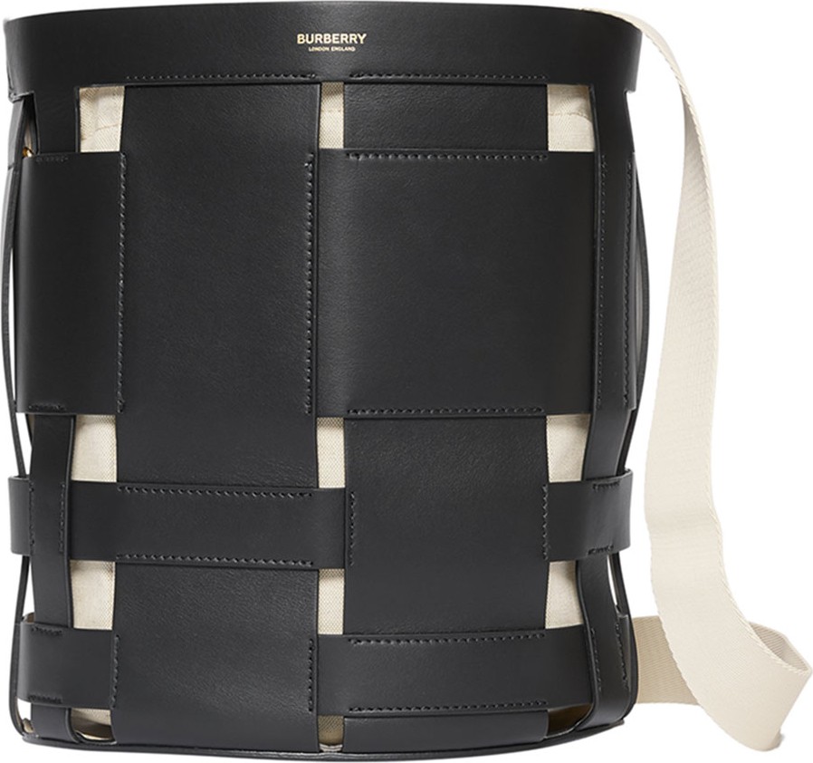 Burberry London England Foster Two-Tone Bucket Bag