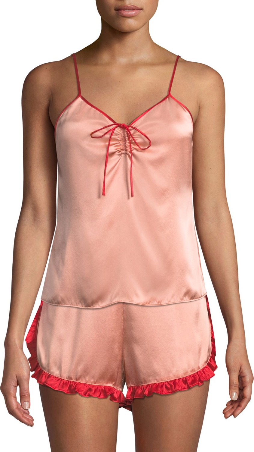 Morgan Lane Serena Birds of Paradise Silk Camisole