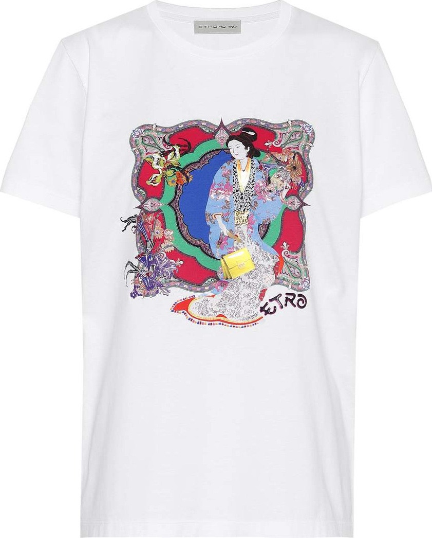 Etro Printed cotton T-shirt