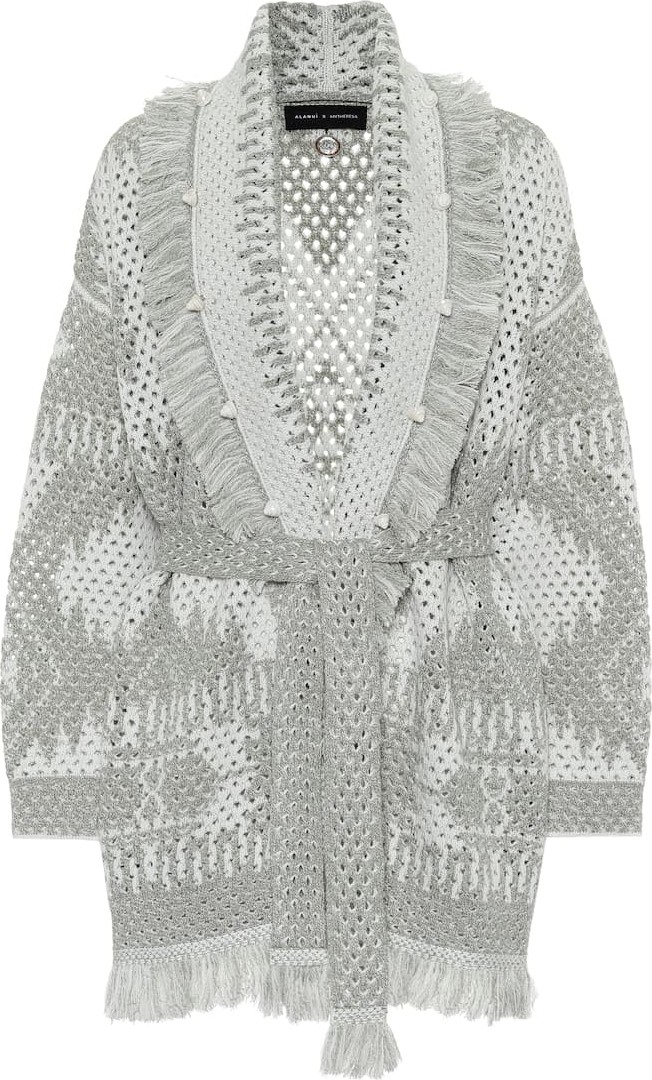 Alanui Exclusive to Mytheresa – Icon wool and linen-blend cardigan