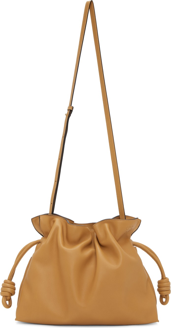 LOEWE Tan Flamenco Clutch