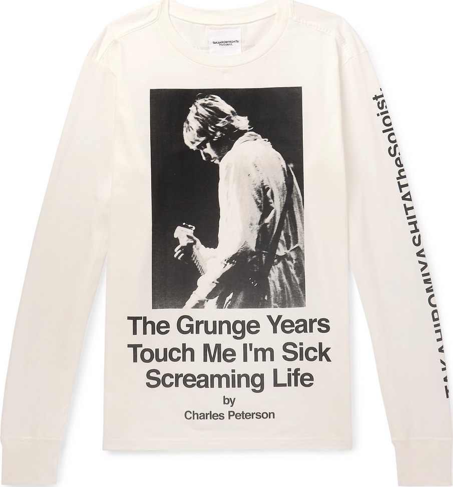 Takahiromiyashita The Soloist Printed Cotton-Jersey T-Shirt