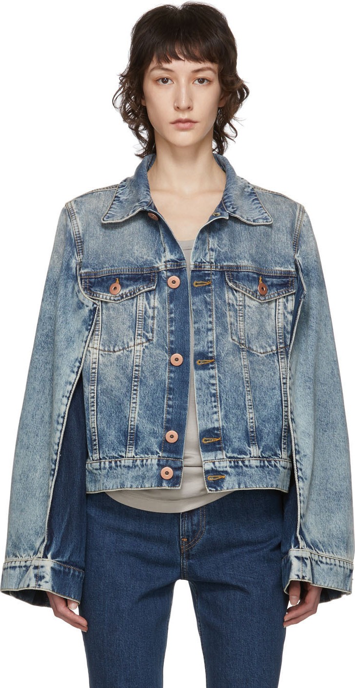 Maison Margiela Blue Denim Double Arm Jacket