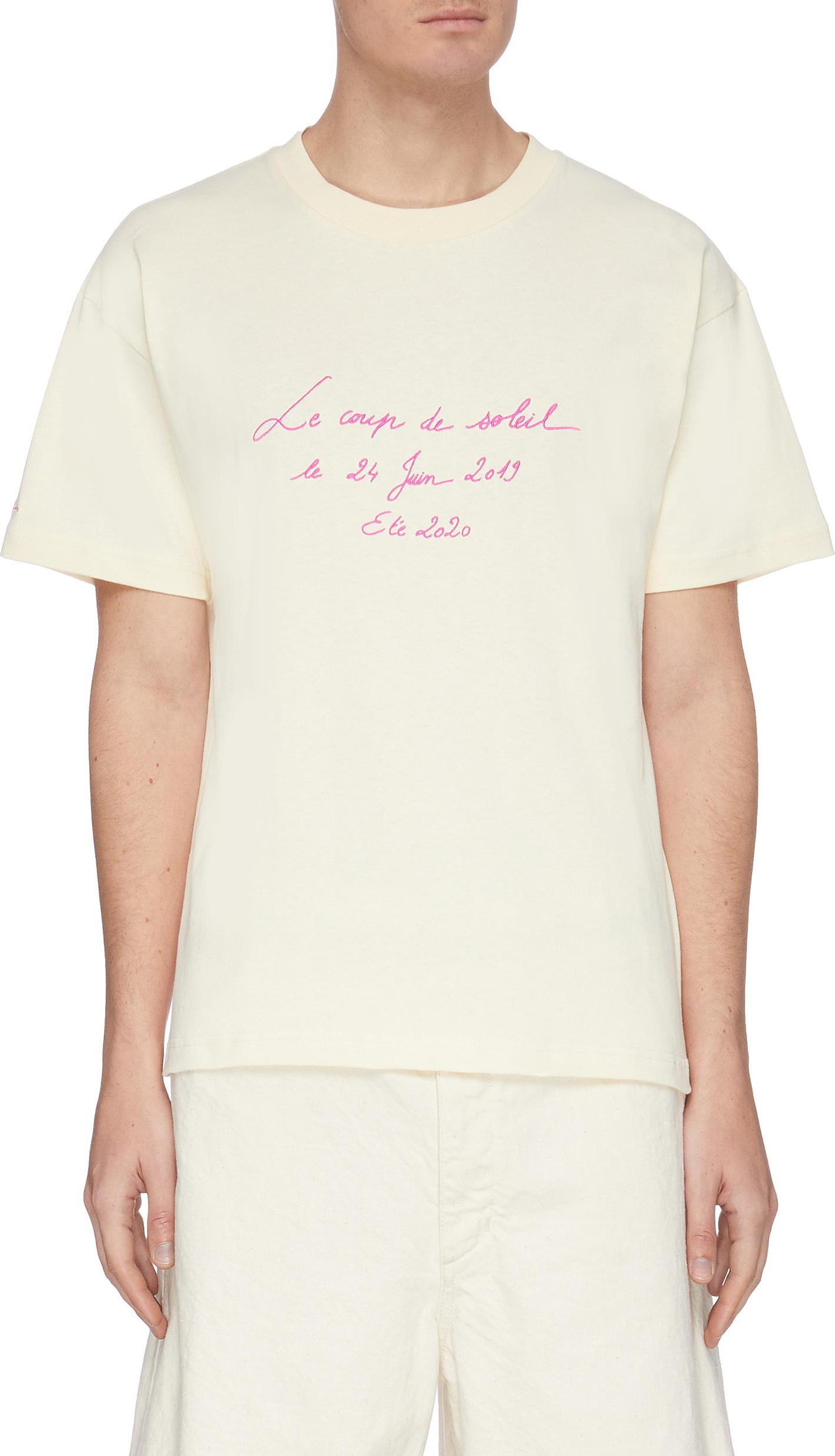 Jacquemus 'Le Coup de Soleil' embroidered T-shirt