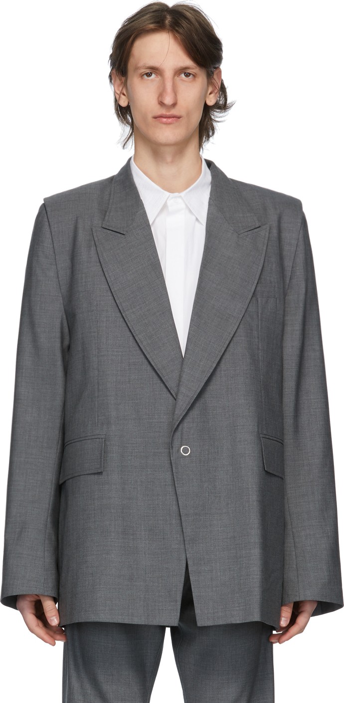 Bianca Saunders Grey Eldon Blazer