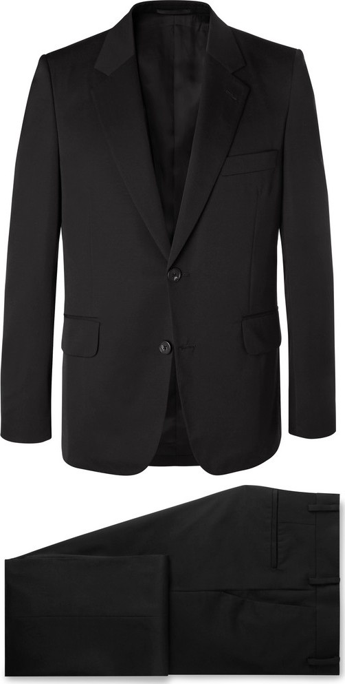THE ROW Black David Slim-Fit Wool-Twill Suit