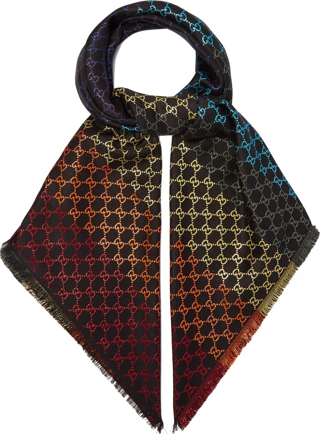 Gucci Metallic GG shawl