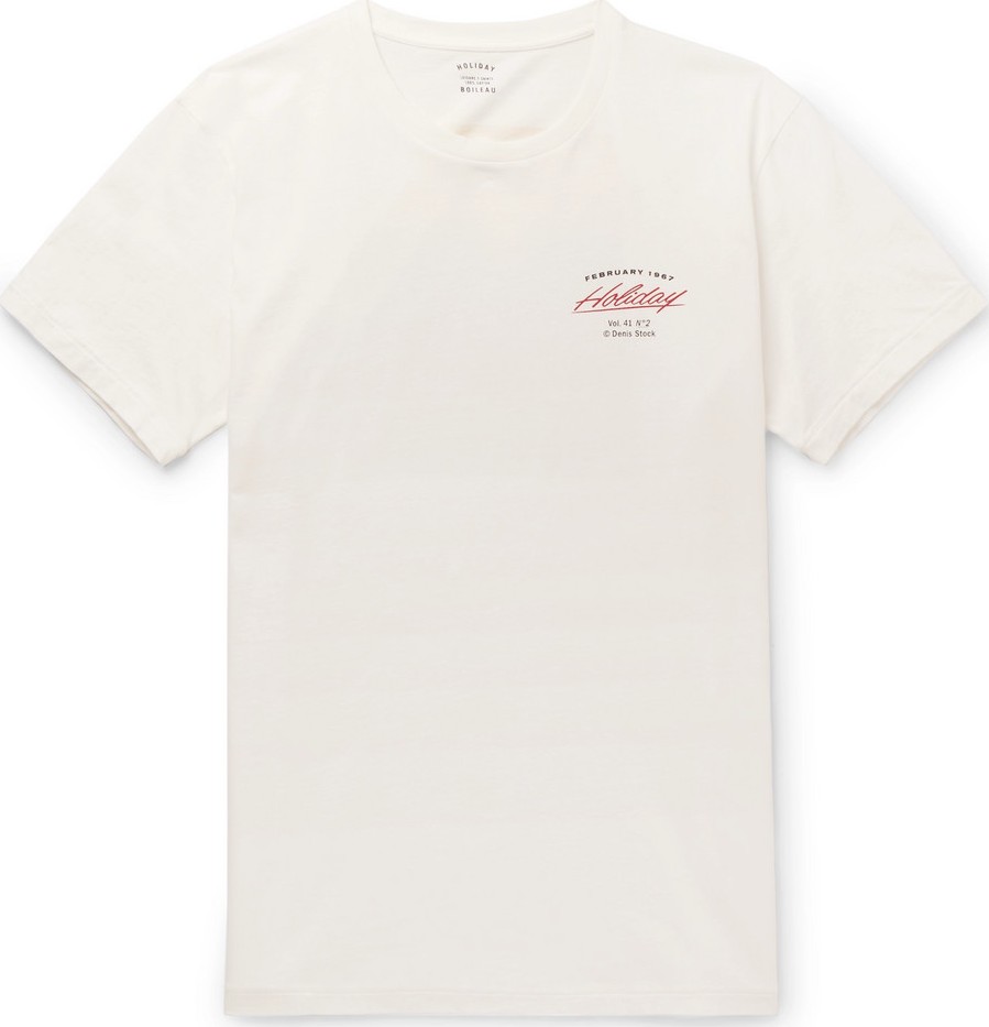 Holiday Boileau Printed Cotton-Jersey T-Shirt