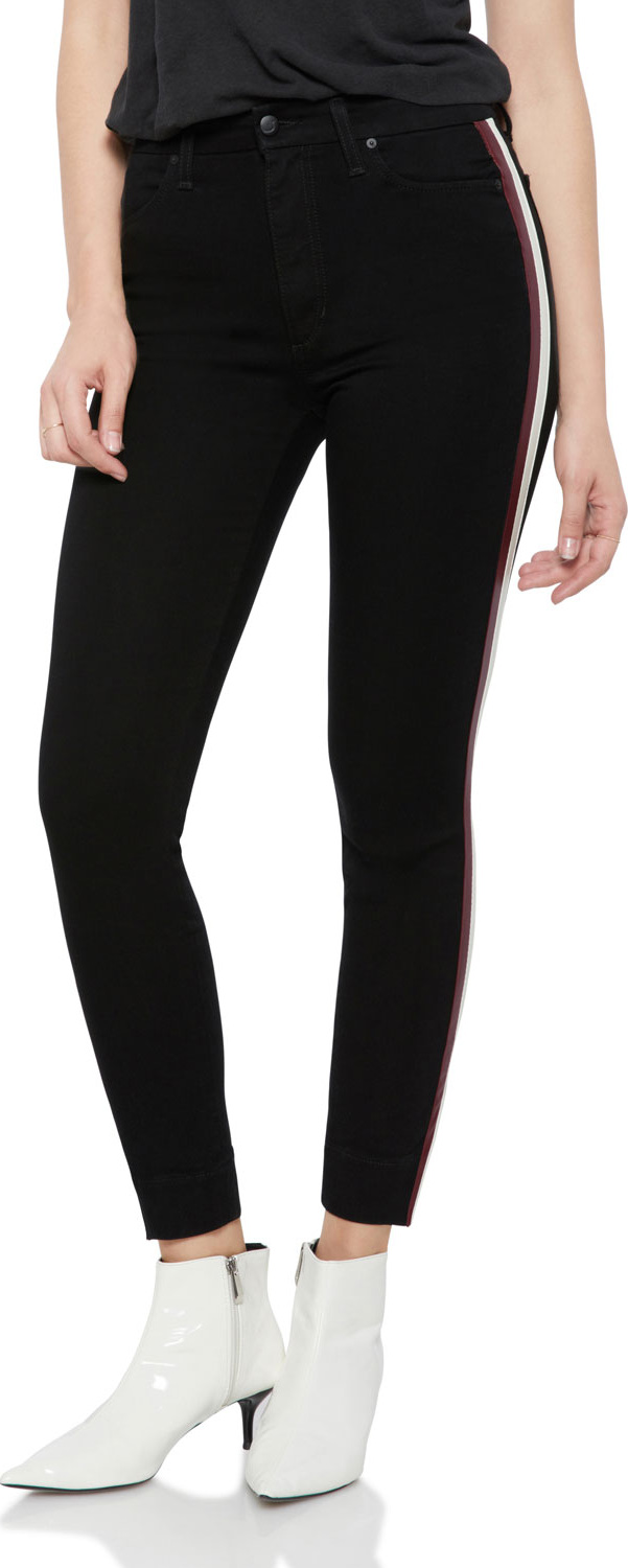 Joe's Jeans The Charlie Side-Stripe Skinny-Leg Ankle Pants
