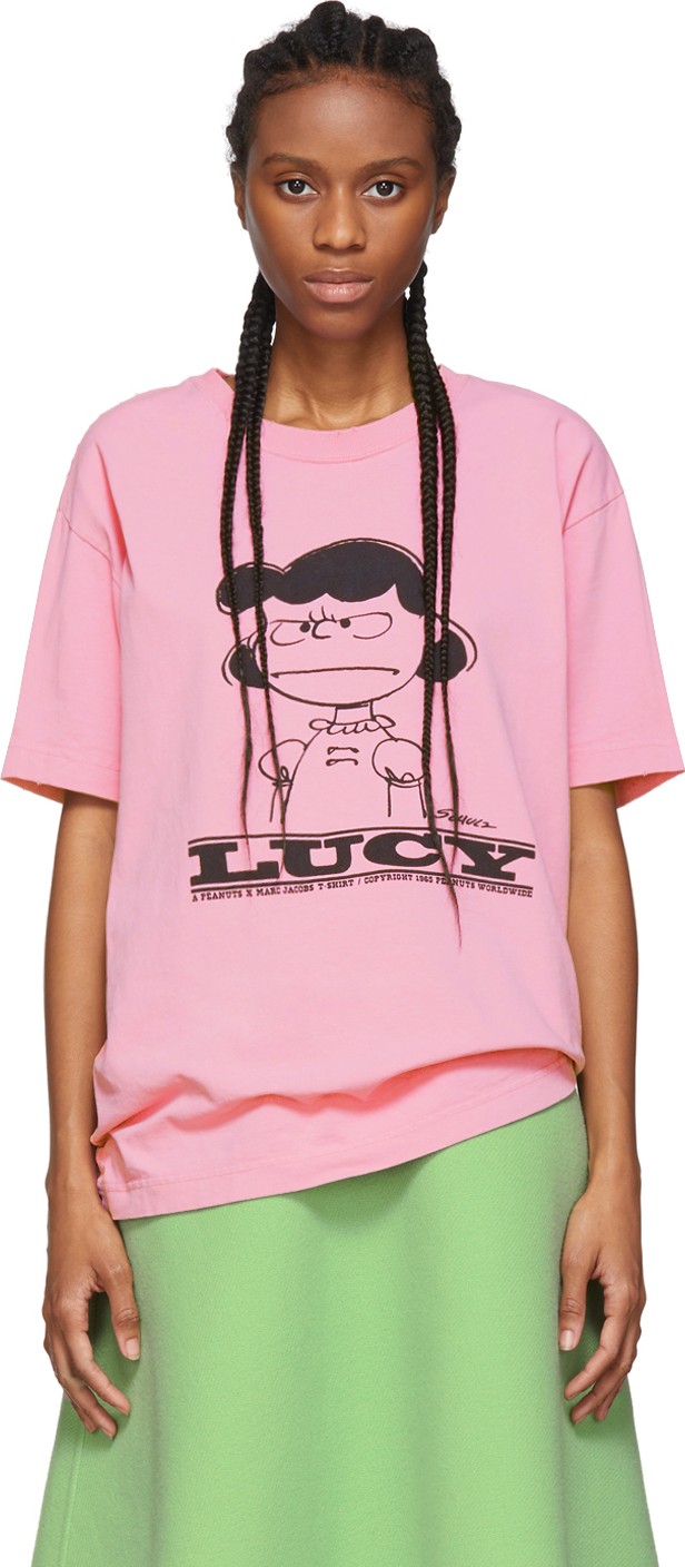 MARC JACOBS Pink Peanuts Edition Lucy T-Shirt