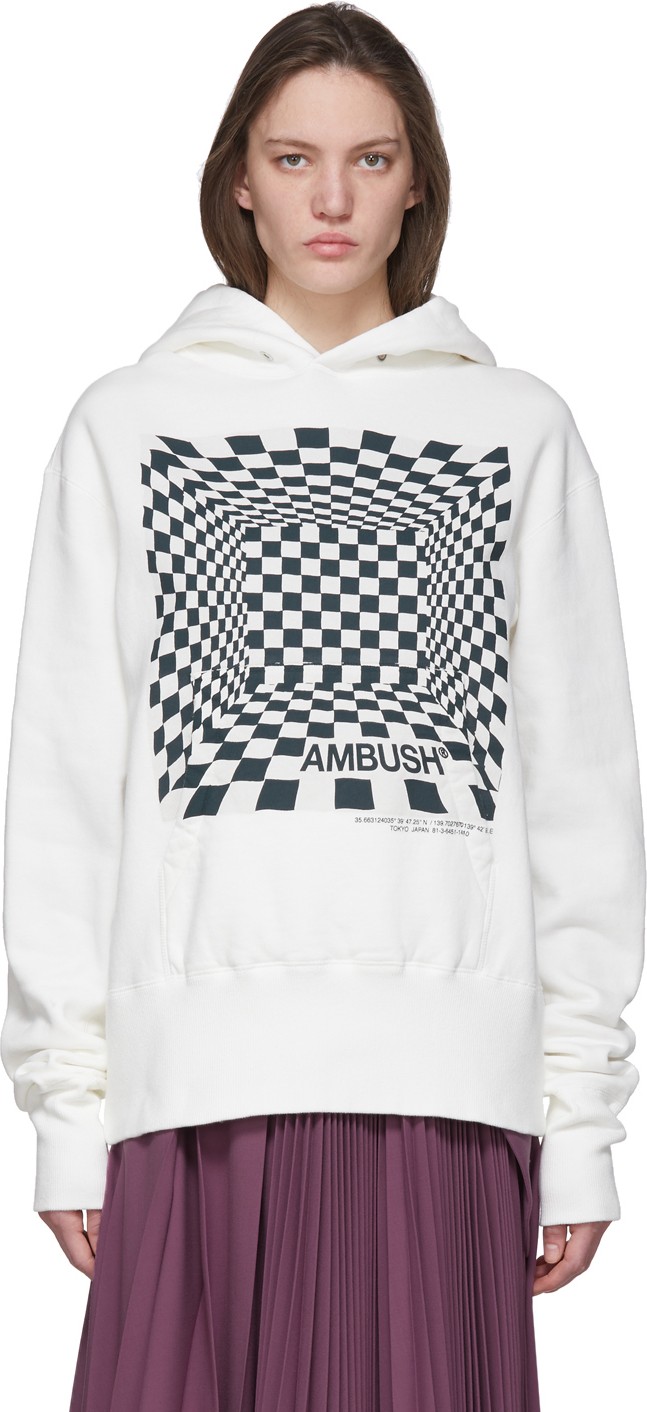 Ambush White Short Hoodie