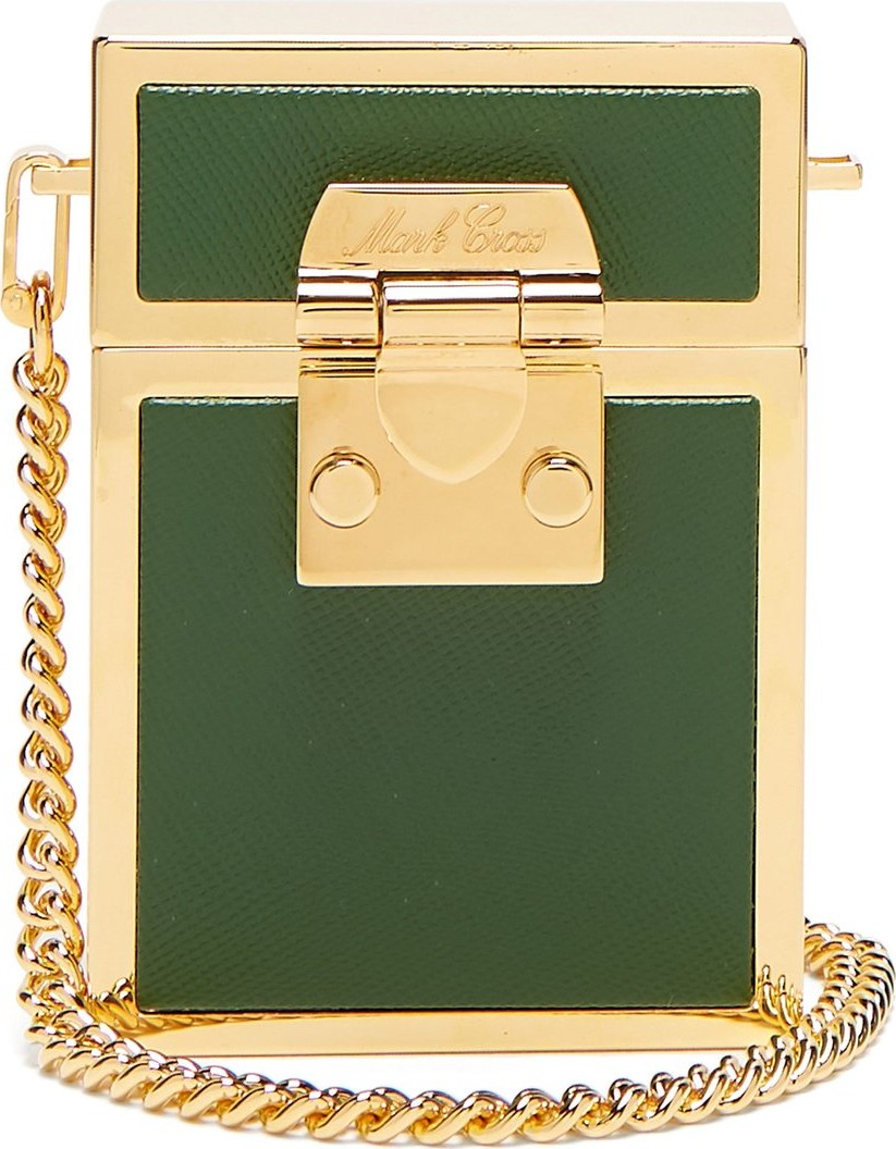 Mark Cross Nicole leather and gold-plated bag