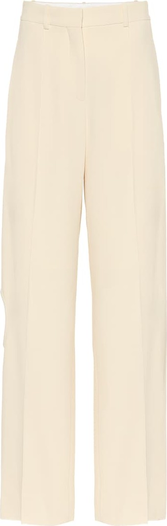 Victoria Beckham High-rise stretch crêpe pants