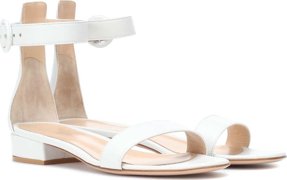 Gianvito Rossi Portofino 20 leather sandals