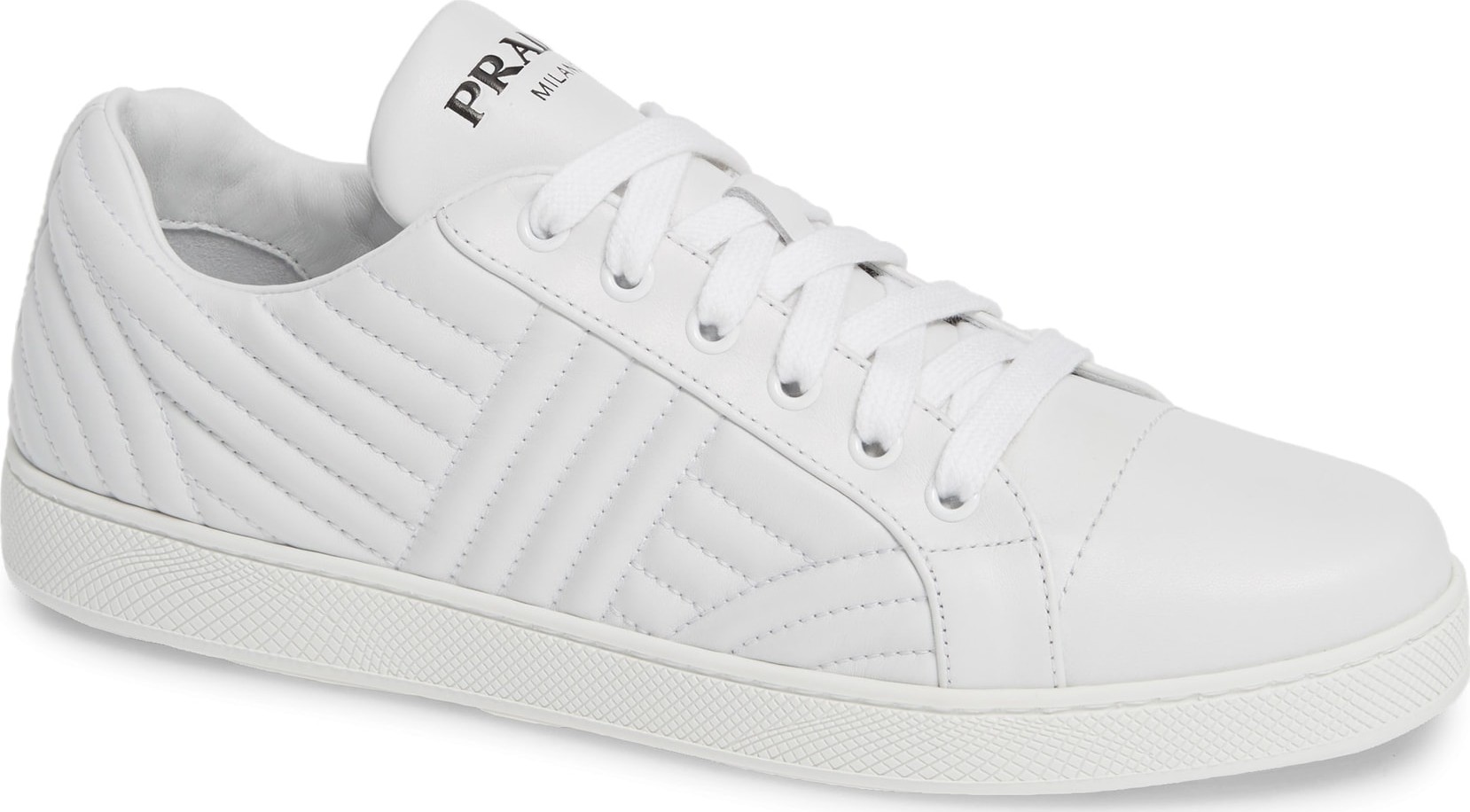 Prada Quilted Low Top Sneaker