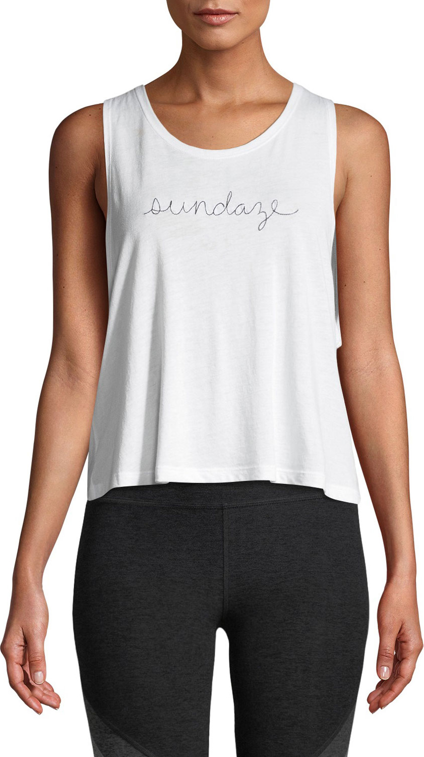 Beyond Yoga Sundaze Sleeveless Twist-Back Tank