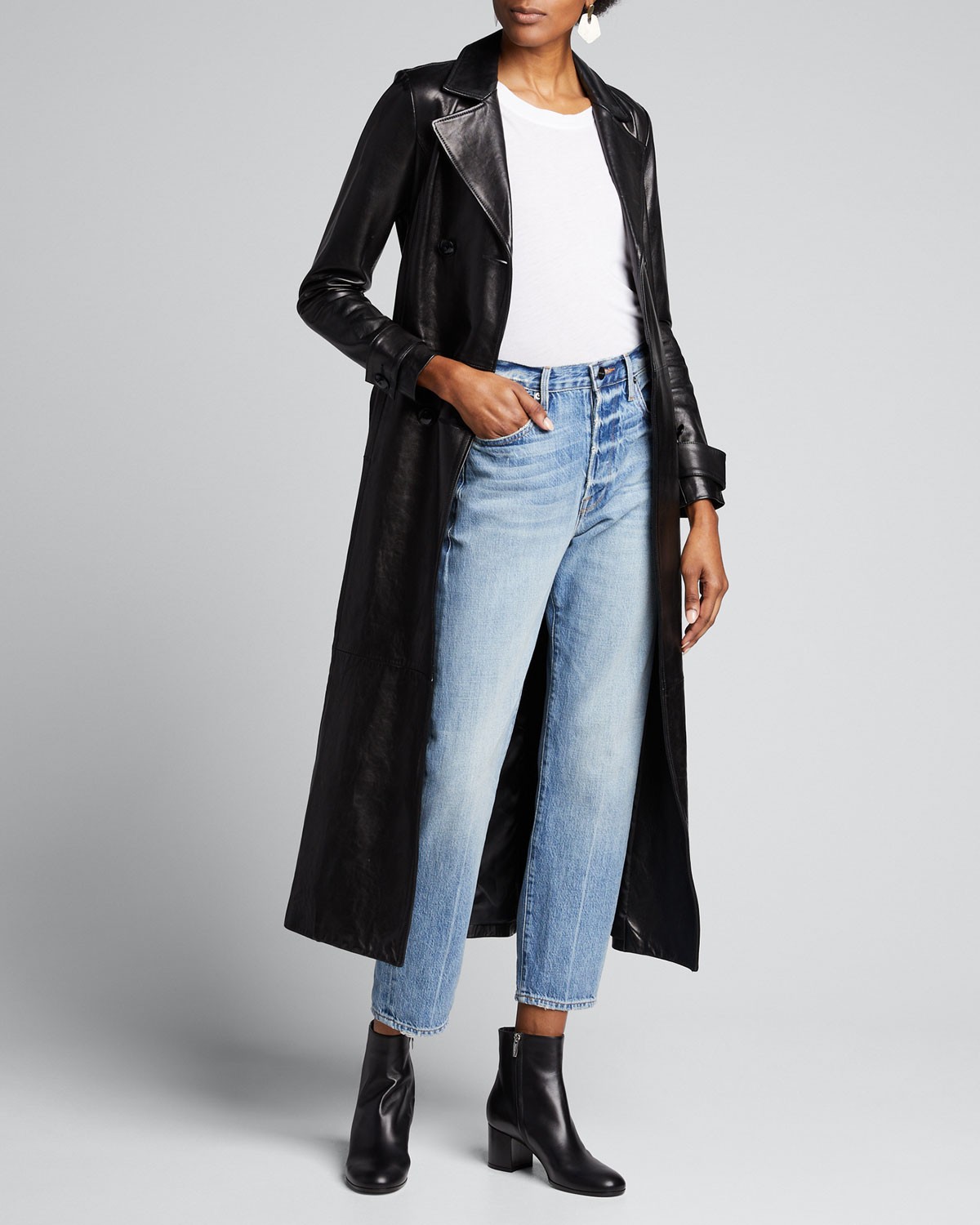 FRAME DENIM Le Sylvie High-Rise Straight Crop Jeans