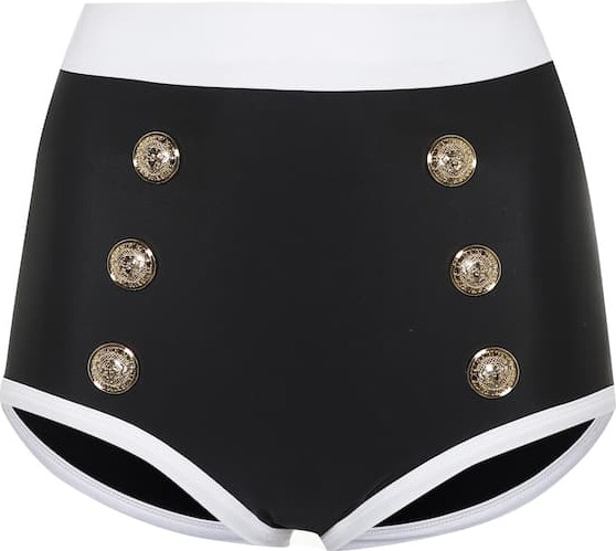 Balmain High-rise bikini bottoms