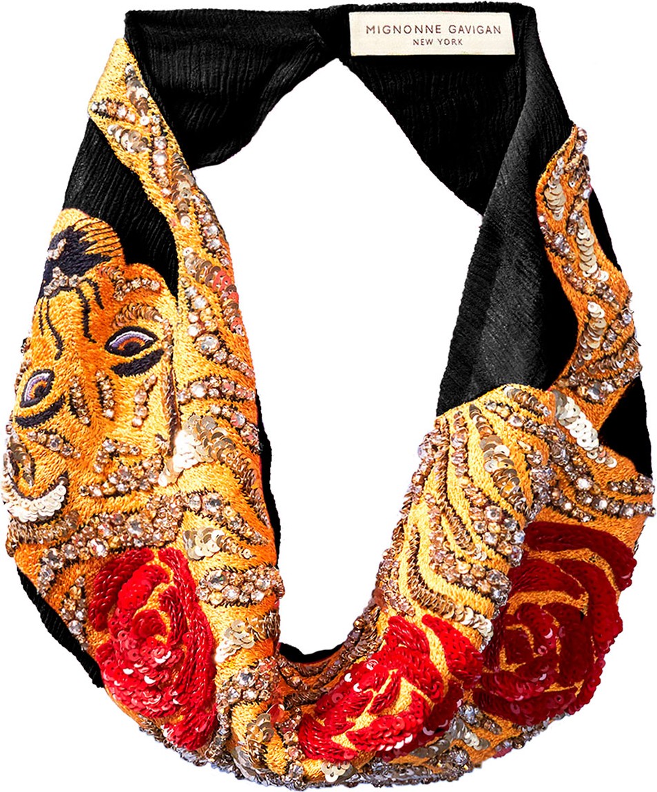 Mignonne Gavigan New York Mumbai Scarf Necklace