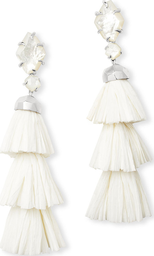 Kendra Scott Denise Tassel-Drop Statement Earrings