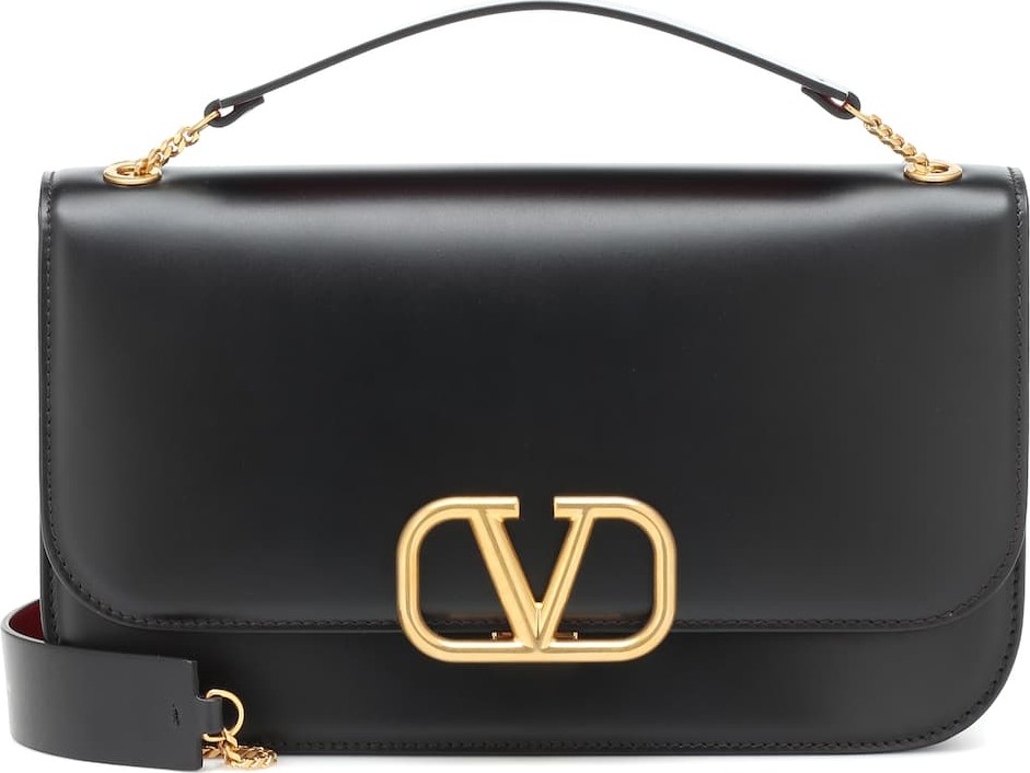 Valentino Valentino Garavani VLOCK Medium leather clutch